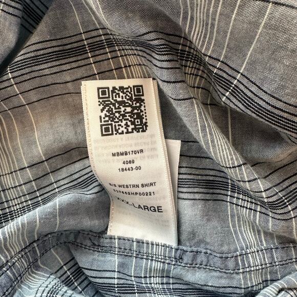 True Religion Men’s Short Sleeve Western Shirt Size 3XL Slim Cotton - Picture 11 of 12